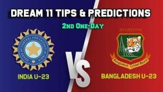 IN-U23 vs BN-U23 Dream11 Team India U-23 vs Bangladesh U-23, 2nd One-Day– Cricket Prediction Tips For Today’s match at Lucknow